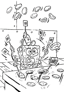 Spongebob Colouring Pages
