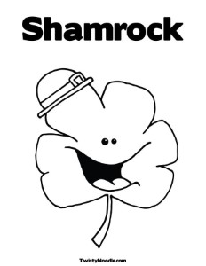 Coloring Pages Of Shamrocks For Kids | Coloring Pages For Kids