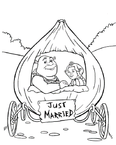 Shrek 2 coloring pages | coloring pages for kids, coloring pages