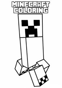 Minecraft Coloring Pages for Kids - Free Printable Minecraft