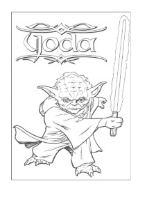 Nice Yoda Coloring Page | Coloring Pages