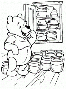 Winnie The Pooh Bear Coloring Pages | Disney Movies Posters HD