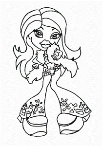 Have Fun With These Bratz Coloring Pages