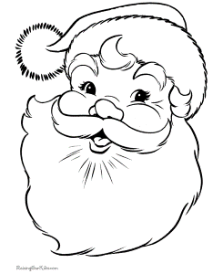 Free printable santa coloring pages | coloring pages for kids
