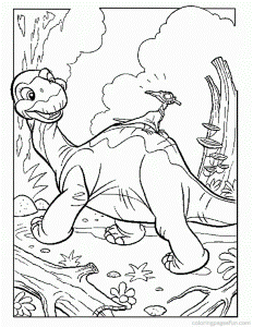 Baby Dino Coloring Pages 14 | Free Printable Coloring Pages