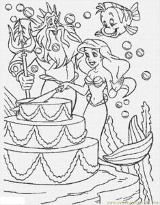 Coloring Pages 63 Coloring Pages Of Ariel Lrg (Cartoons