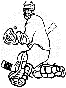 Coloring Page - Hockey coloring pages 4