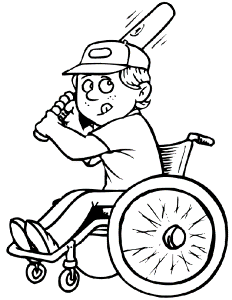 Children with Disabilities | Free Printable Coloring Pages