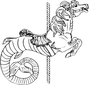 HIPPOCAMPUS Colouring Pages