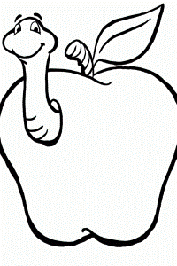 Apple Coloring Pages For Kids | download free printable coloring pages