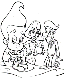 Jimmy Neutron Coloring Pages 3 | Free Printable Coloring Pages