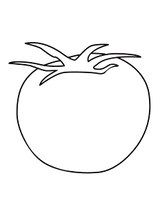 free Tomato printable Coloring Pages for kids | Great Coloring Pages