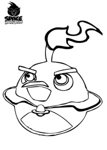 Angry Birds Space Coloring Pages | Angry Birds party