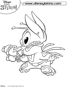 Lilo & Stitch coloring pages. Free printable Disney coloring