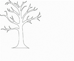 Autumn Leaves Coloring Pages Viewing Gallery For Autumn Tree 92042