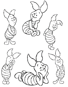 Piglet-coloring-7 | Free Coloring Page Site