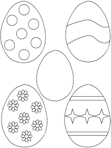 easter egg cut out | Coloring Picture HD For Kids | Fransus.com718