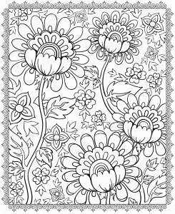 Printable Psychedelic Coloring Pages