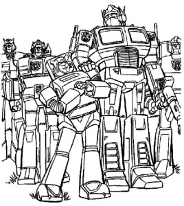 Friends-Transformers-Coloring-