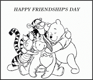 Friendship Day Free Coloring Pages Happy Columbus Day Friendship