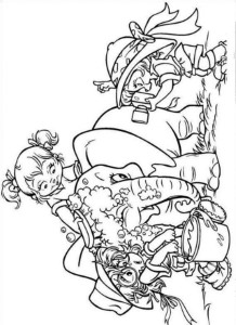 Alvin And The Chipmunks Geek Girls Coloring Page Coloringplus