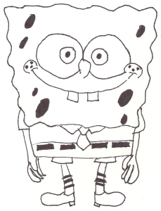how draw spongebob squarepants part cartoon drawings - Quoteko.com