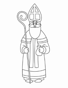 Coloring page St Nicholas - img 16163.