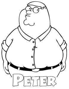 Family Guy – Stewie Coloring Page | Free Printable Coloring Pages