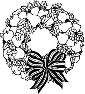 Christmas Reef Coloring Pages