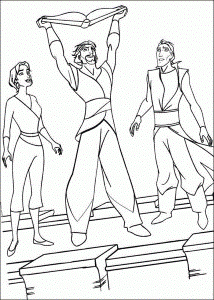Sinbad the sailor Coloring Pages