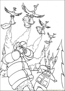 Coloring Pages The Squirrels Give Their Bad Smell (Cartoons > Open