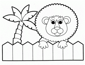 Free games for kids » Animals coloring pages for babies 135