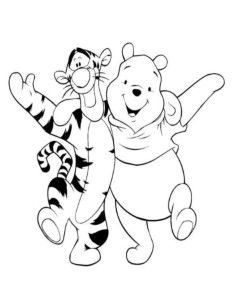 Winnie The Pooh And Friends Coloring Pages - Free Printable