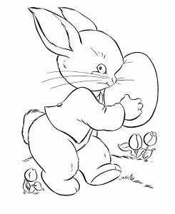 Easter Bunny Coloring | Disney Coloring Pages | Kids Coloring