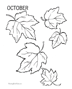 Autumn leaves coloring pages | Art Patterns