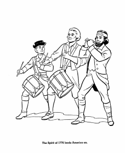 Memorial Day Coloring Pages - The Spirit of 76 Coloring Pages
