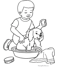 Dog coloring pages 002