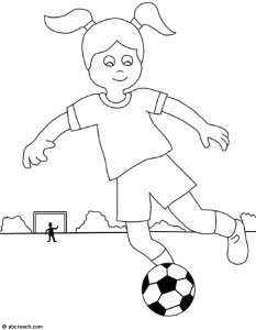 Soccer coloring pages 35 / Soccer / Kids printables coloring pages