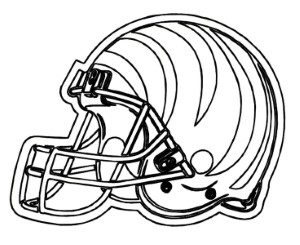 Cincinnati Bengals Helmet Coloring Page