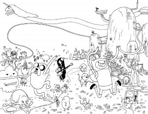 adventure time coloring pages4|free printables - coloring-pages