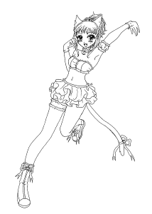 Anime Girls Coloring Pages For Girls - Coloring Pages For All Ages