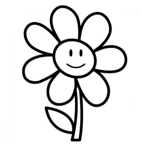 easy spring flower coloring pages - VoteForVerde.com