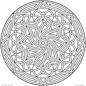Geometric Design Coloring Pages - Max Coloring