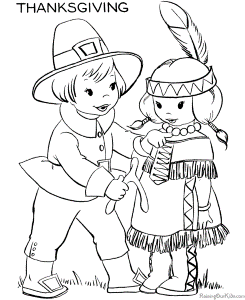 Thanksgiving Worksheets and Coloring Pages for Preschoolers