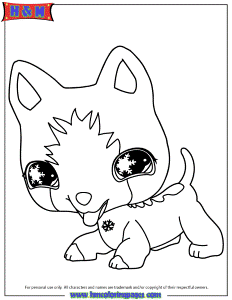 lps dog Colouring Pages