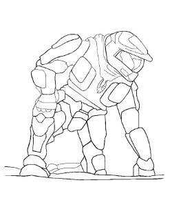 Halo Coloring Pages and Book | UniqueColoringPages