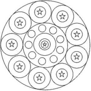 free mandala coloring pages for kids easy to color - VoteForVerde.com