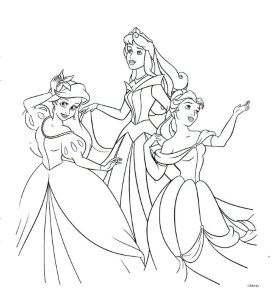 Disney Princess Coloring Pages To Print For Free - Coloring Page