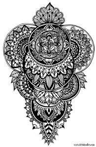 Two Detailed Colouring Pages