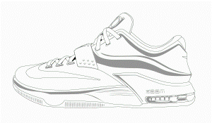 Coloring Sheets Of Tennis Shoes - High Quality Coloring Pages